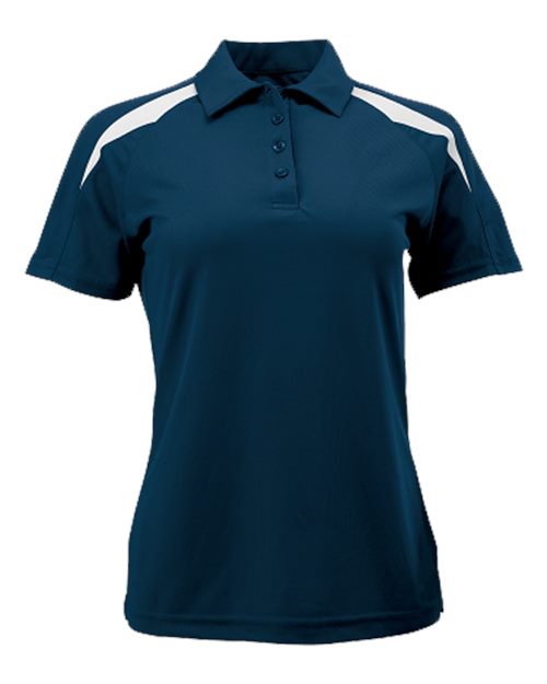 Women's Contrast Insert Mesh Polo