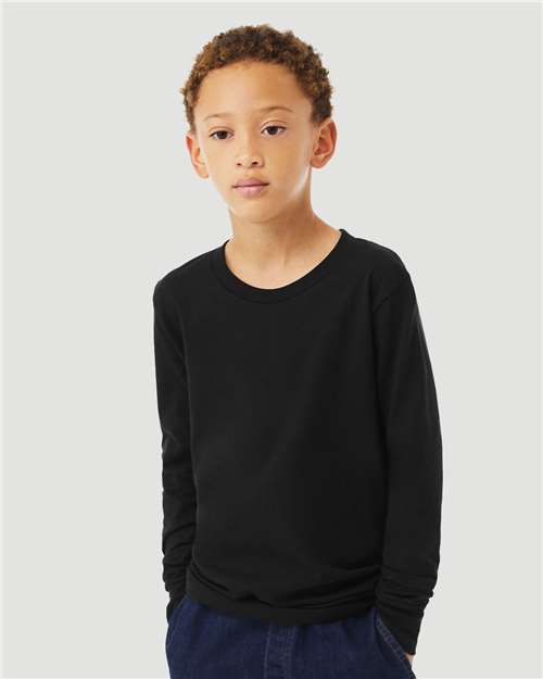 Youth Heather CVC Long Sleeve Tee