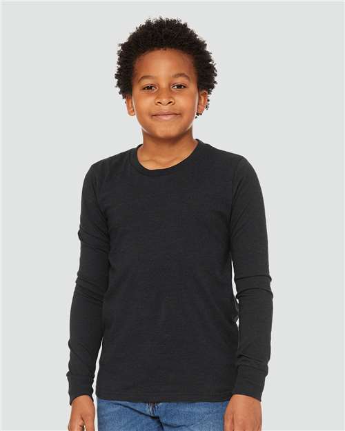 Youth Heather CVC Long Sleeve Tee