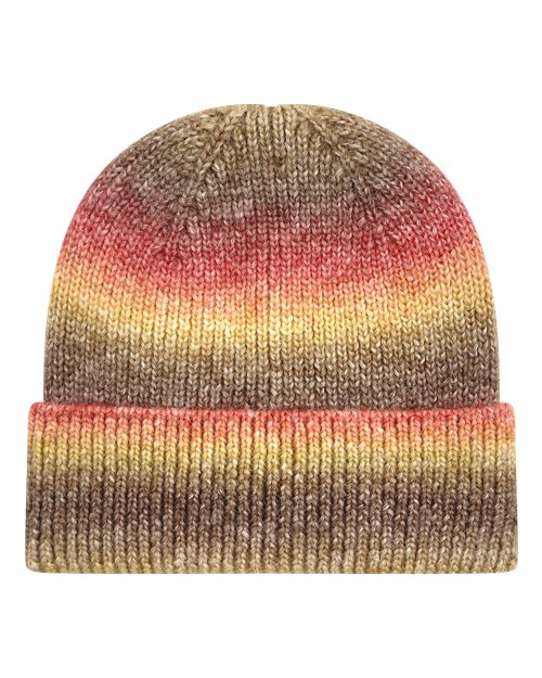 Tie-Dyed Ribbed Beanie