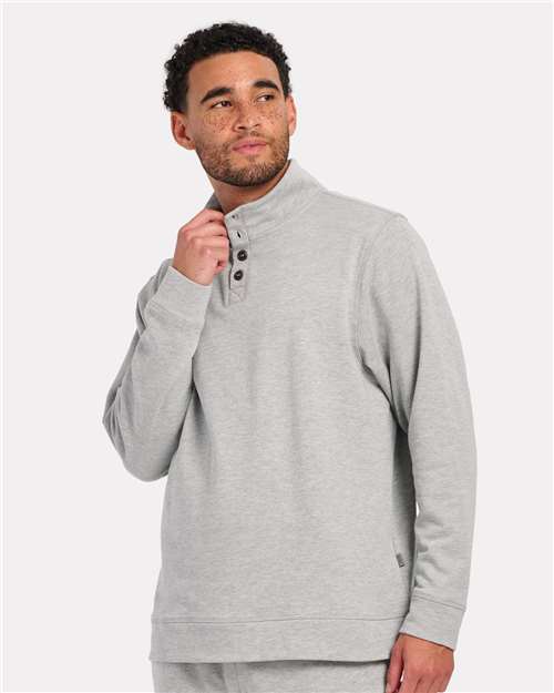 French Terry Button Pullover