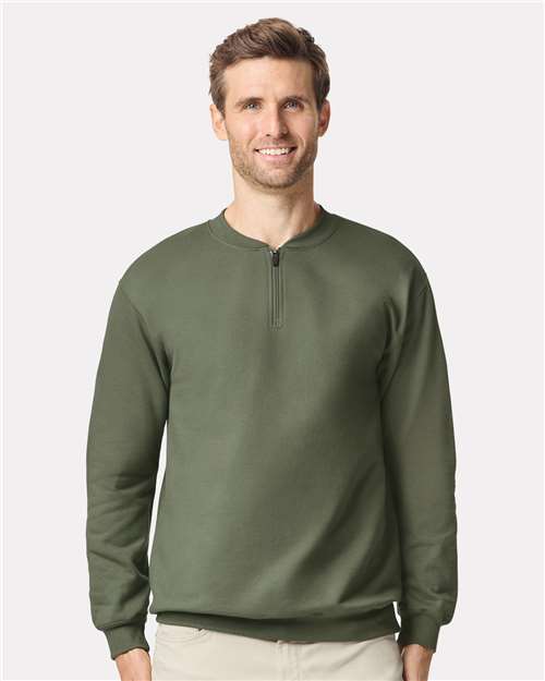 Softstyle® Midweight 1/4 Zip Sweatshirt