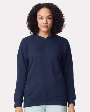 Softstyle® Midweight 1/4 Zip Sweatshirt