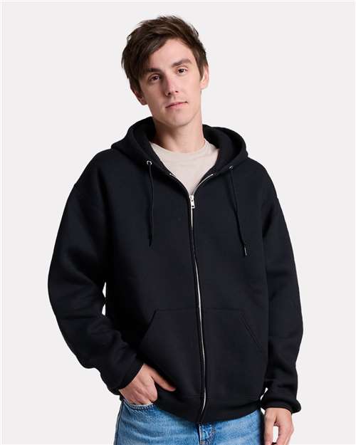 Rugged Full-Zip Hooded Sweatshirt