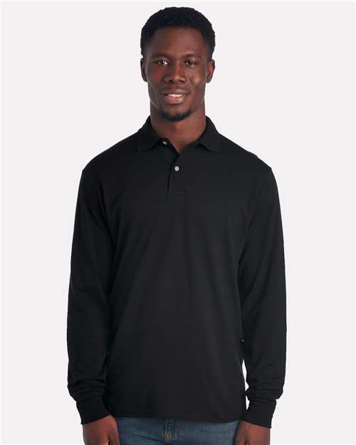 Dri-Power® Long Sleeve Polo