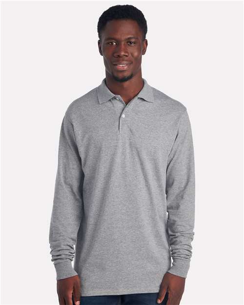 Dri-Power® Long Sleeve Polo