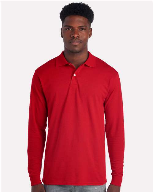 Dri-Power® Long Sleeve Polo