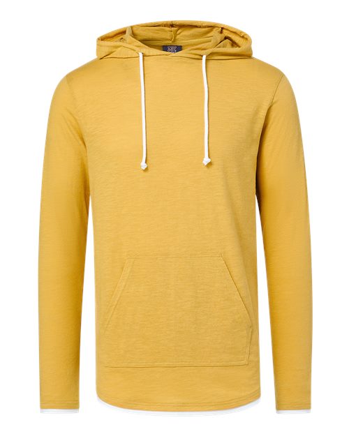 Miles Slub Hooded Long Sleeve T-Shirt